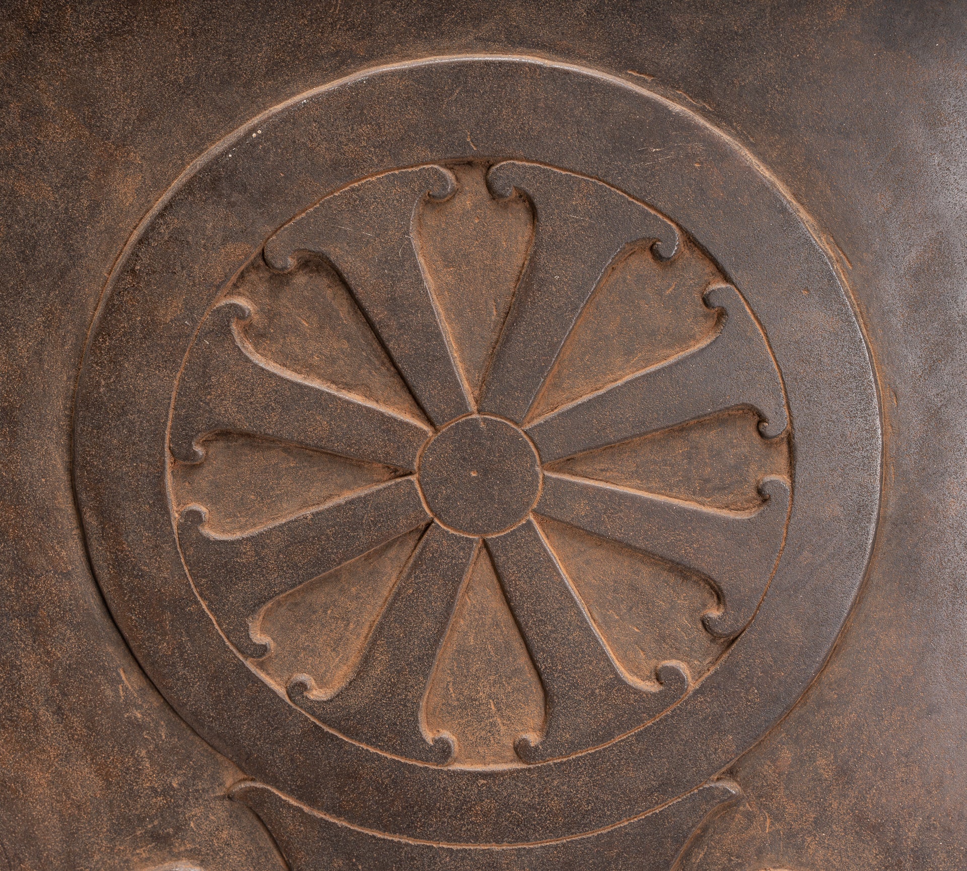 Antique Baphuon Style Stone Khmer Sanskrit Stele with Nandi - 72cm / 29"