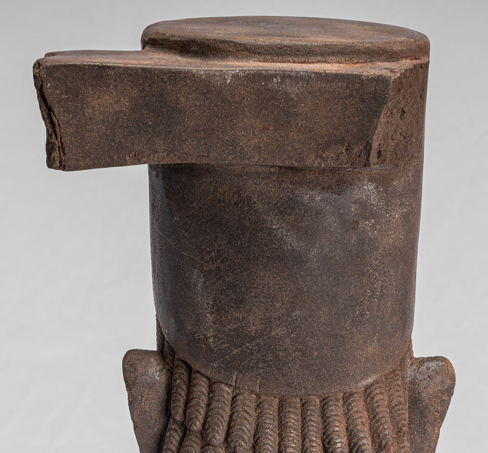 Antiguo Phnom da Style Khmer Vishnu Head - Protector & Preserver - 43cm/33 "