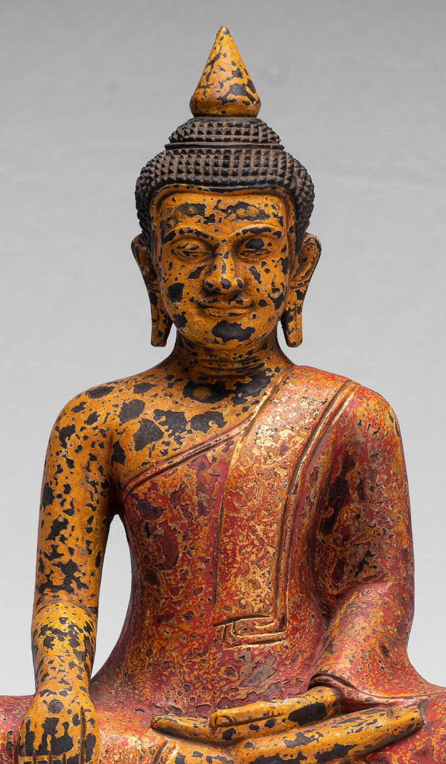 Estatua de Buda - Estatua de Buda de la Madera de Madera Asia ASIA ASIA ASIA ASIA - 39cm/16 "