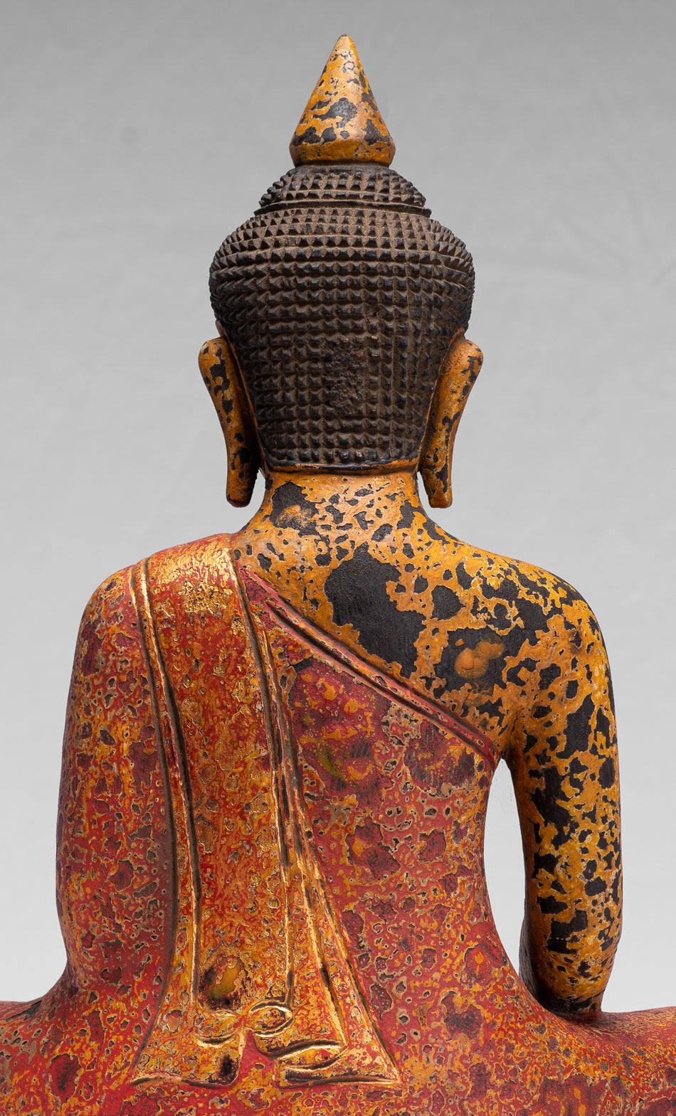 Estatua de Buda - Estatua de Buda de la Madera de Madera Asia ASIA ASIA ASIA ASIA - 39cm/16 "