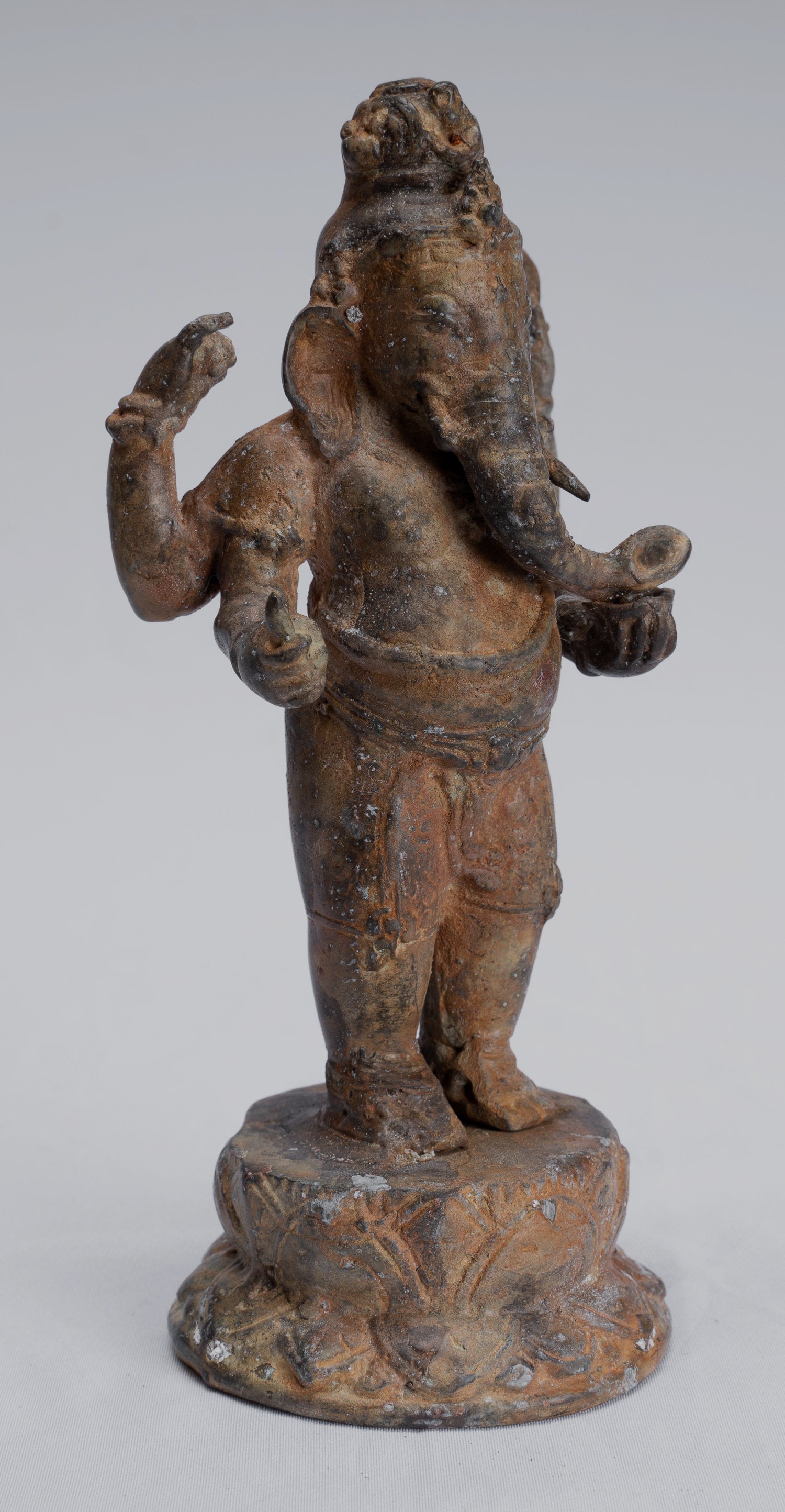 Estatua de Ganesha - Estatua de Ganesha de Ganesha de estilo javanés de estilo javanés de pie - 17cm/7 "