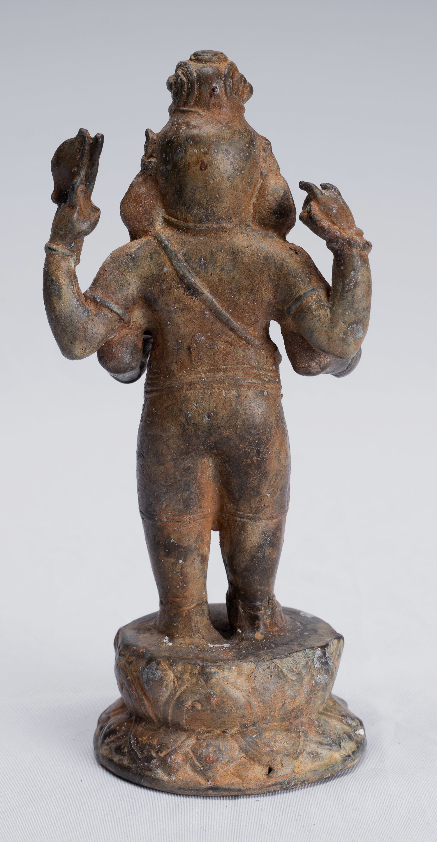 Estatua de Ganesha - Estatua de Ganesha de Ganesha de estilo javanés de estilo javanés de pie - 17cm/7 "