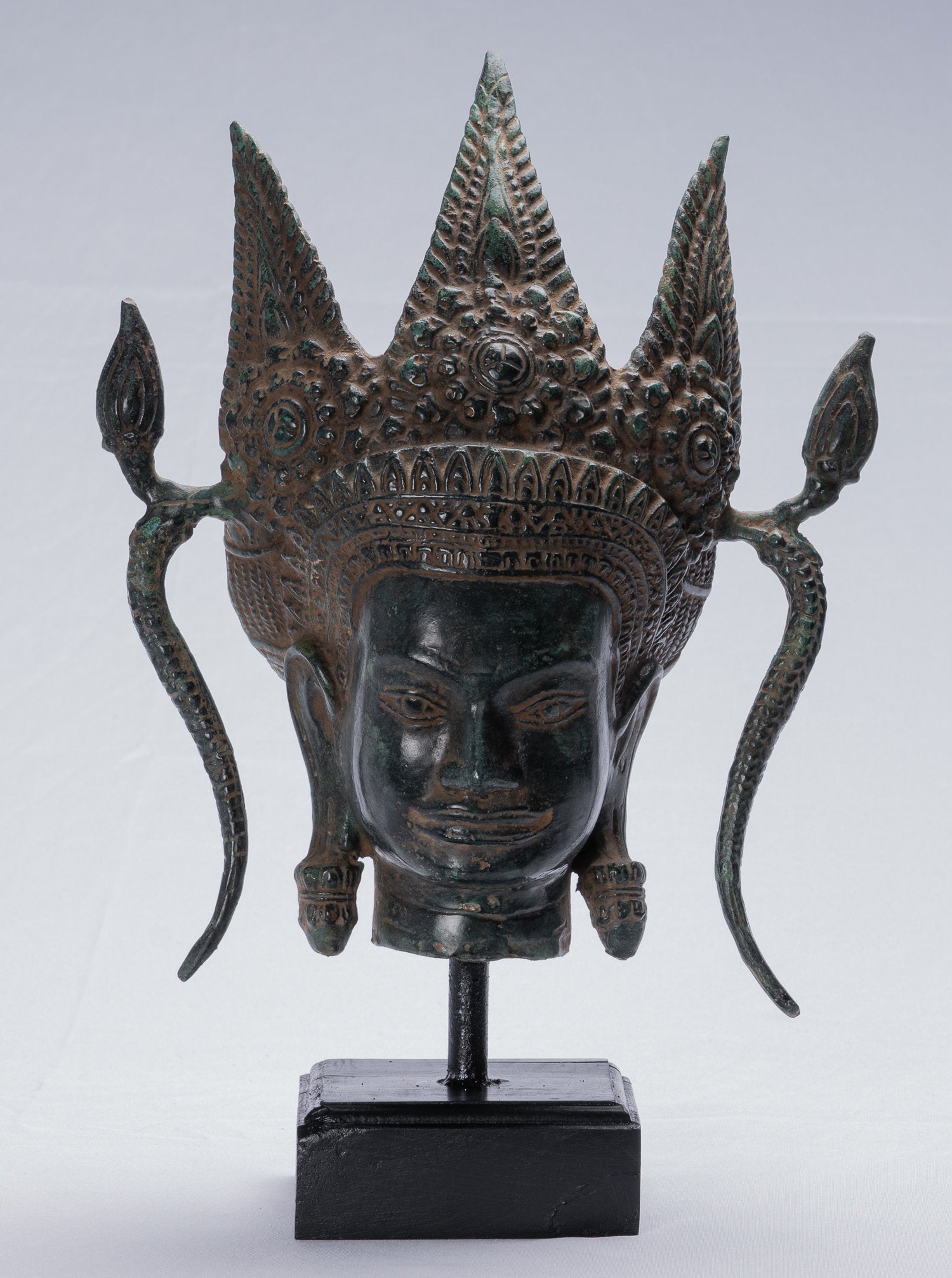 Antike Khmer Stil Bronze Angkor Wat Apsara oder Engel Statue mit 35cm/14"
