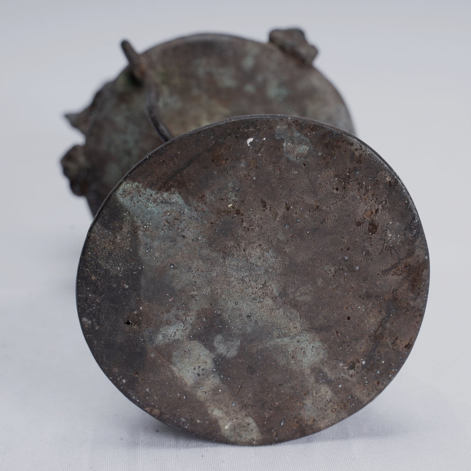 Estatua de Buda - Antiguo estilo indonesio de pie de bronce Javanese Adoración Buda - 21 cm/8 "