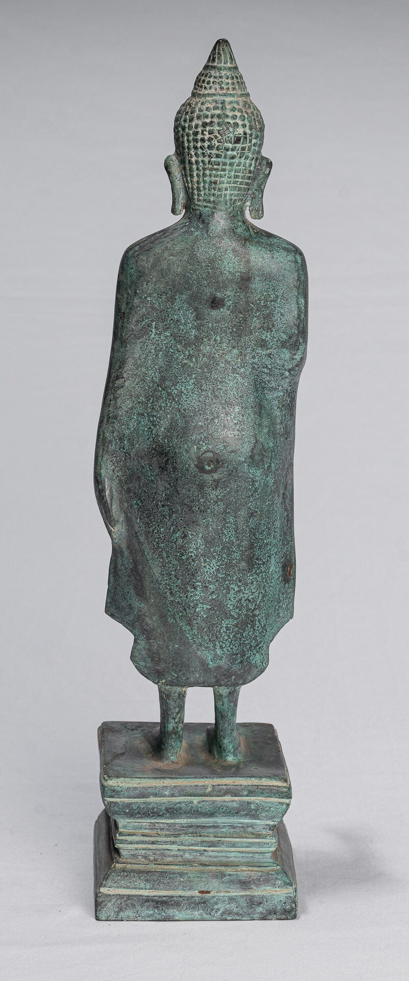 Estatua de Buda - Estatua de Budas de Buda de Bronce de Estado de Estilo Jemer de Justicia - 39cm/16 "