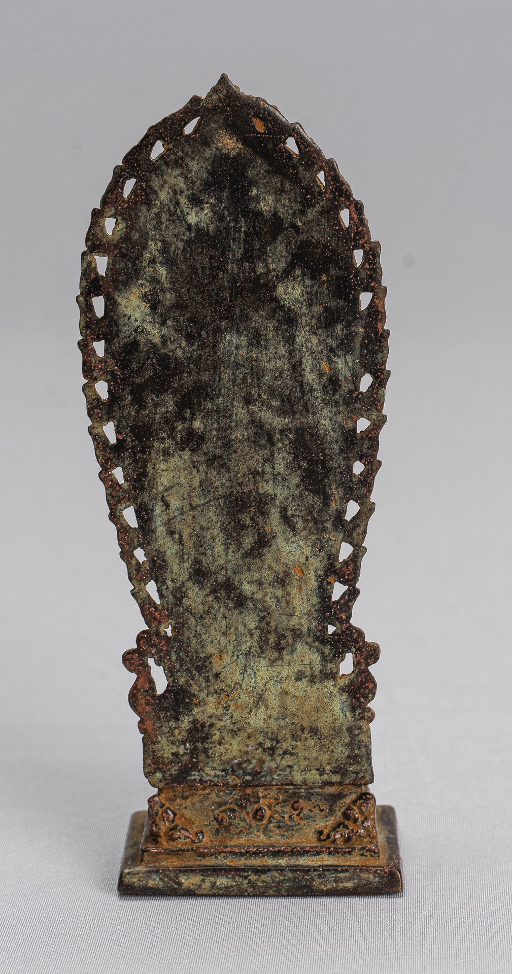 Statue di Buddha - Antique stile indonesiano in piedi bronzo giavanese insegnamento Buddha - 14 cm/6 "