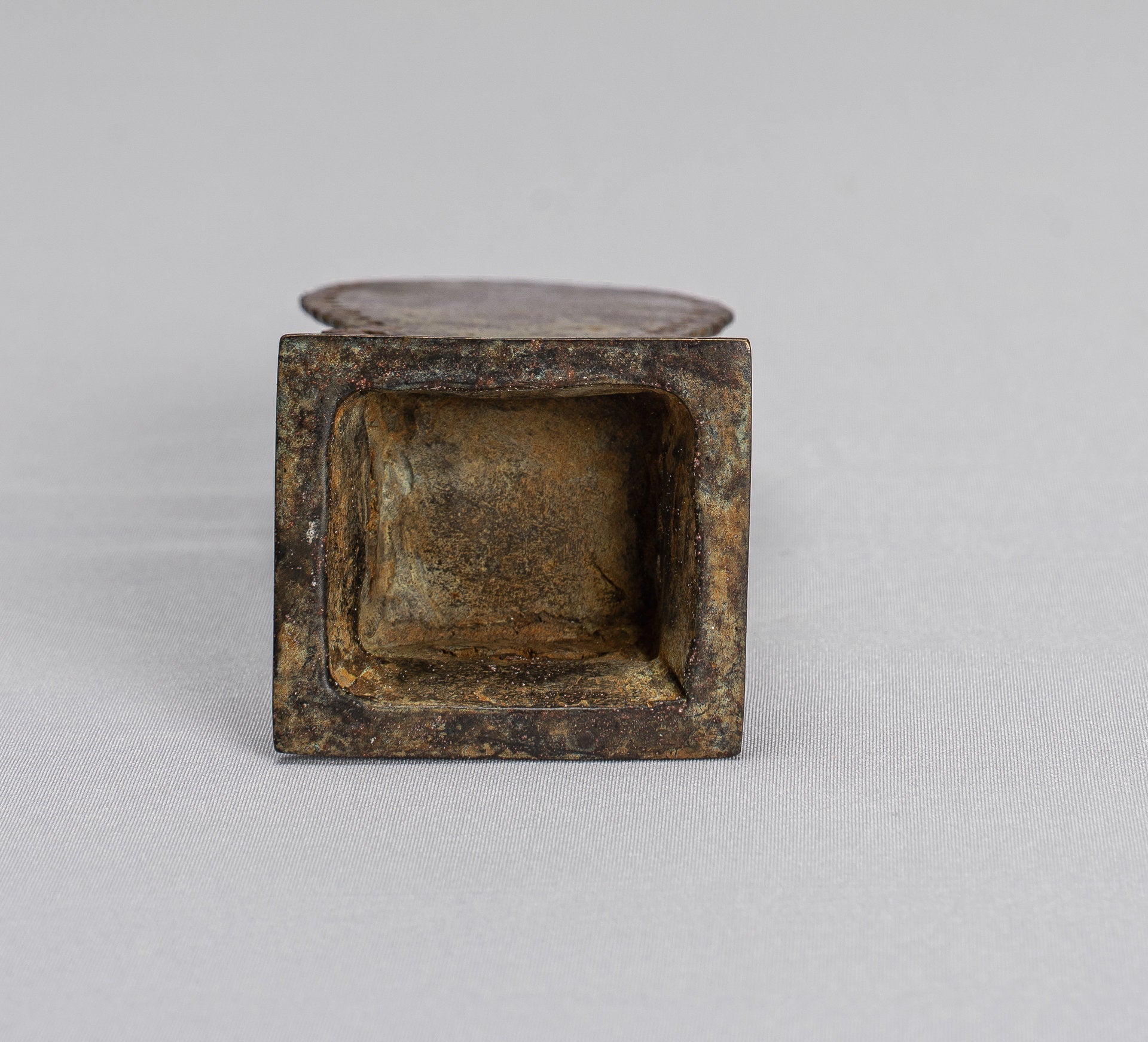 Statue di Buddha - Antique stile indonesiano in piedi bronzo giavanese insegnamento Buddha - 14 cm/6 "