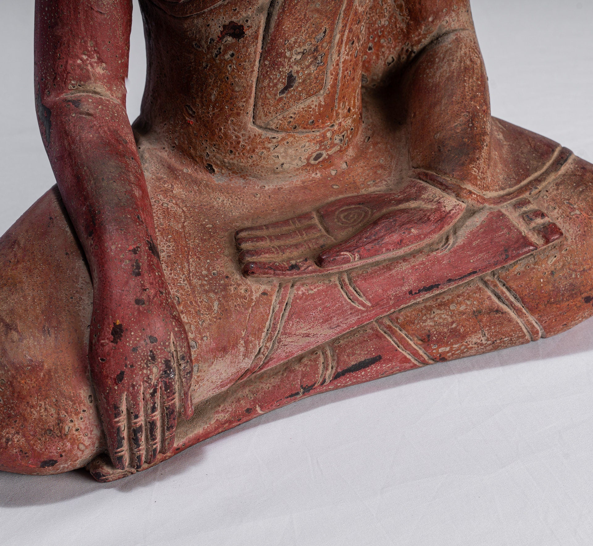 Estatua de Buda - Estatua de Buda de Buda de Madera Asia ASIA ASIA ASIA ASIA - 46cm/18 "